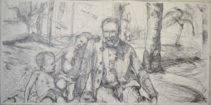 At the edge of the woods